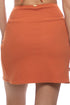 Luli Fama Bamboo Sands Ring Twist Front Skirt